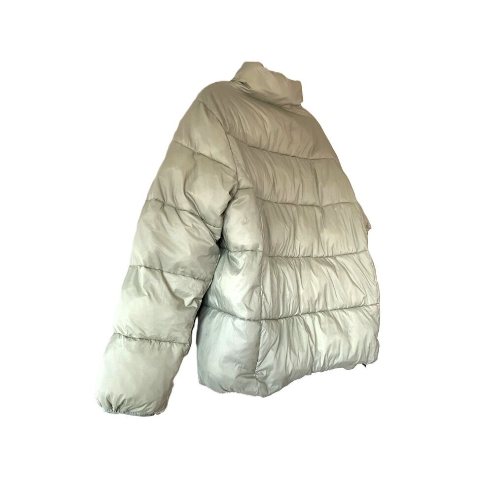 Iets Frans... Golden Sand Puffer Jacket Womens Size Medium Urban Outfitters - Picture 11 of 14